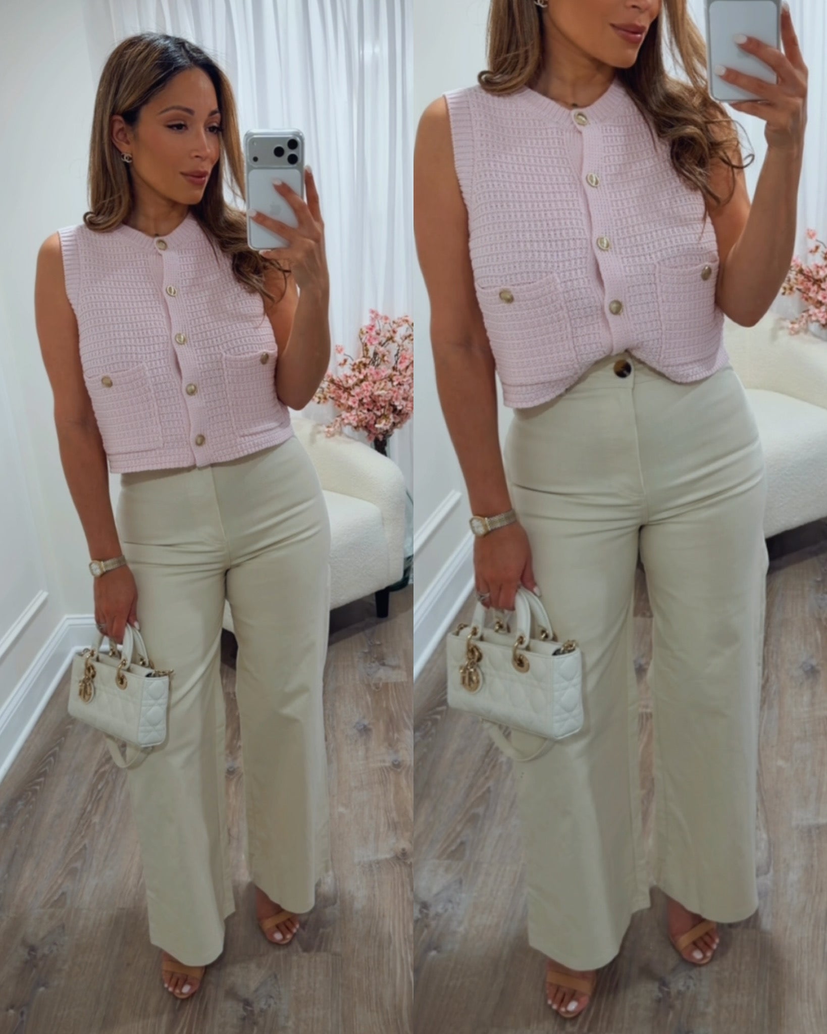 SOFT BLOOM PANTS- BEIGE