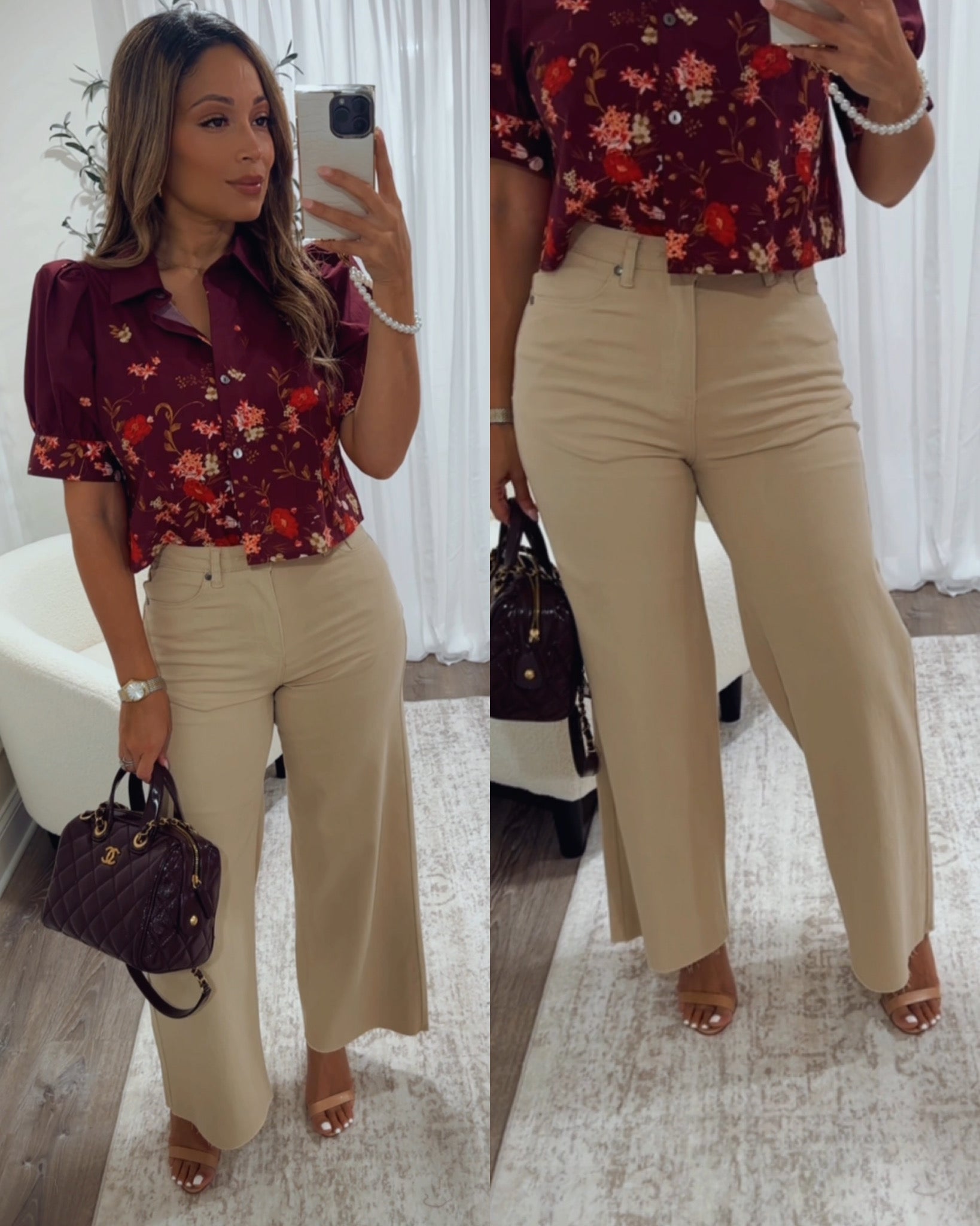 woman's High Waisted Wide Leg Pants
