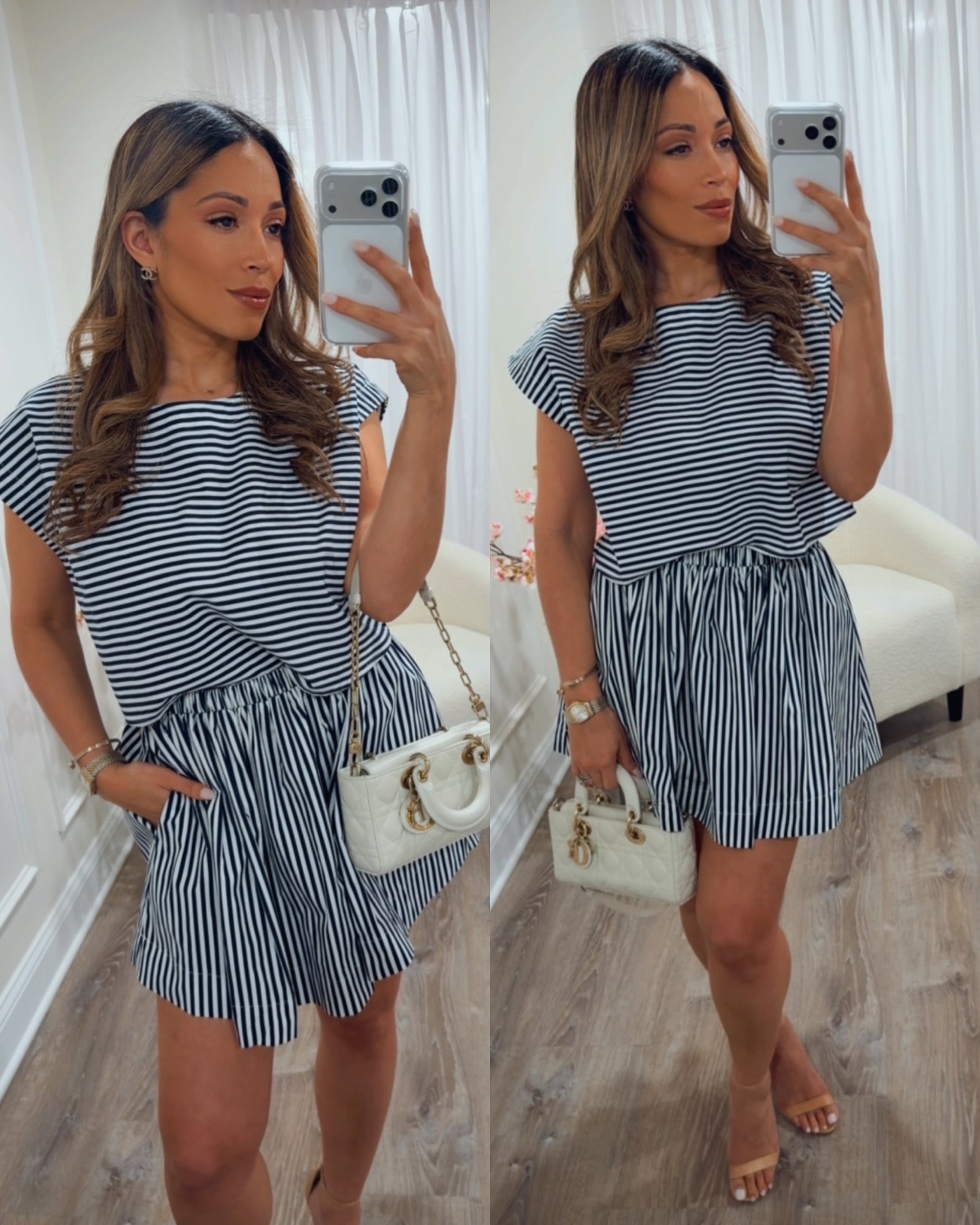 NATALIE STRIPED SET