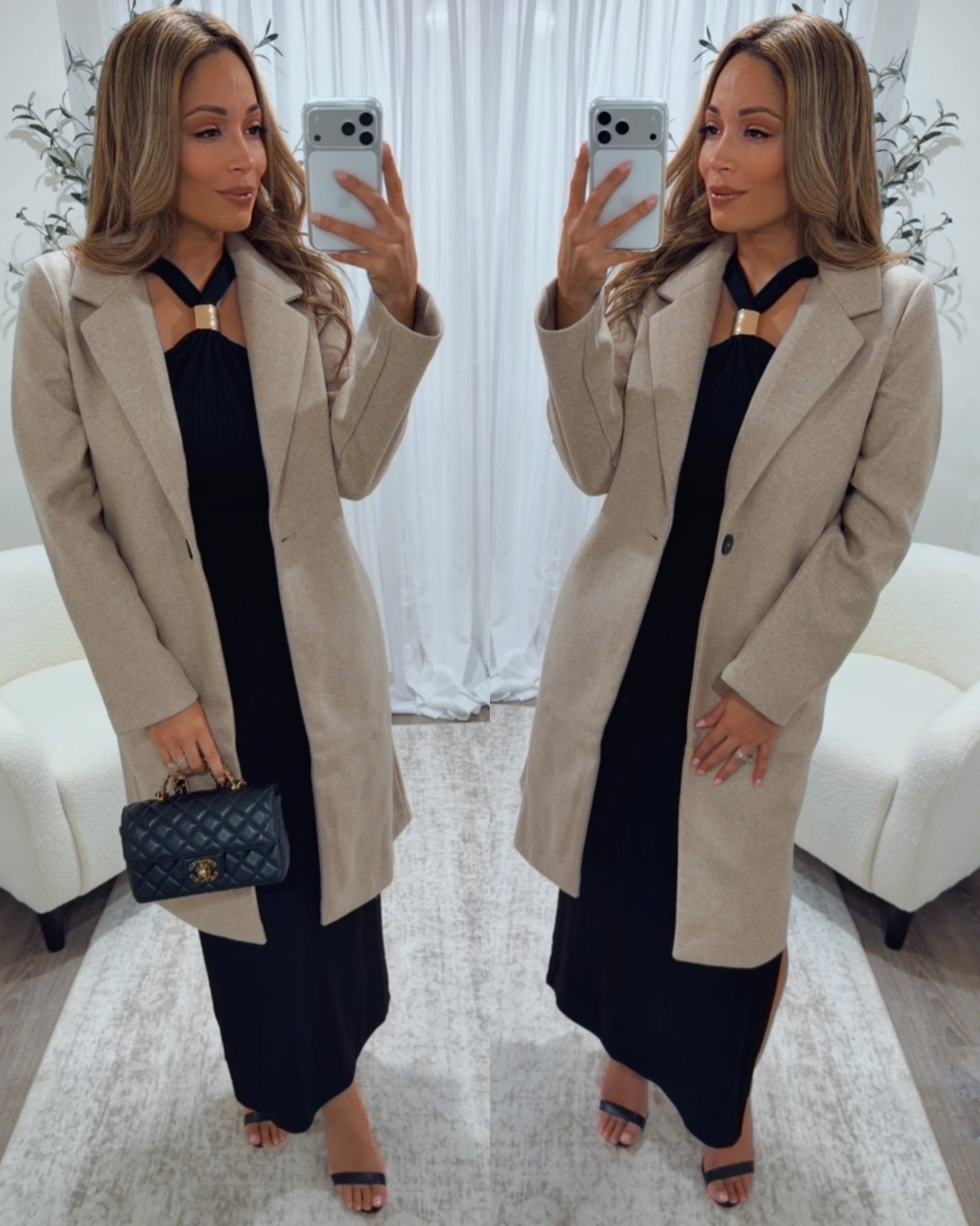 WINSTON BLAZER COAT- OATMEAL