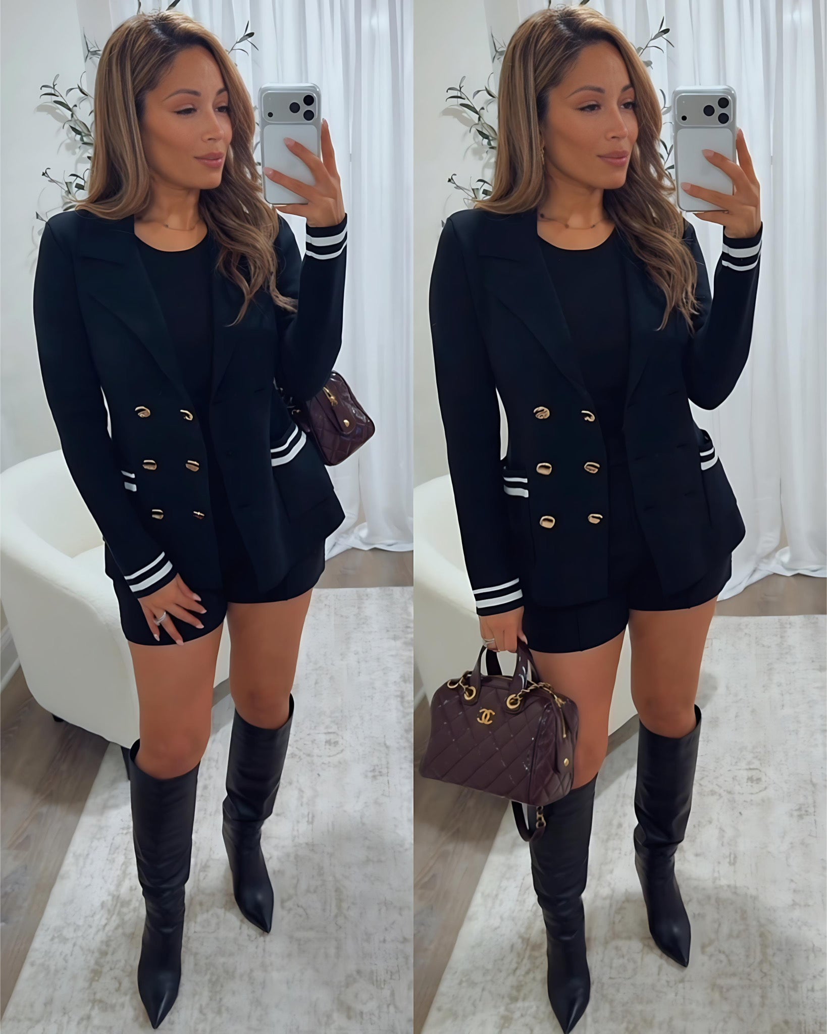 GOES WITH EVERYTHING CARDIGAN- BLACK