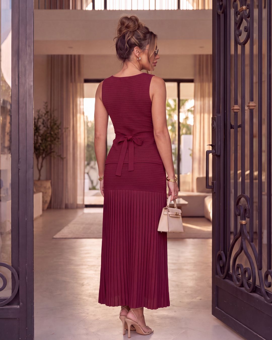 CECILIA TOP & PLEATED SKIRT SET