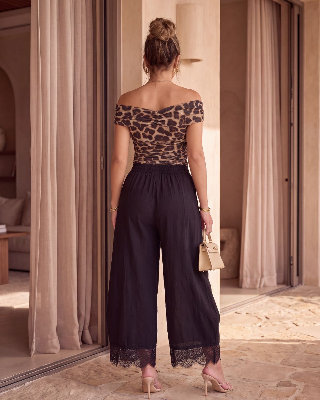 EMILIA LACE TRIM PANTS