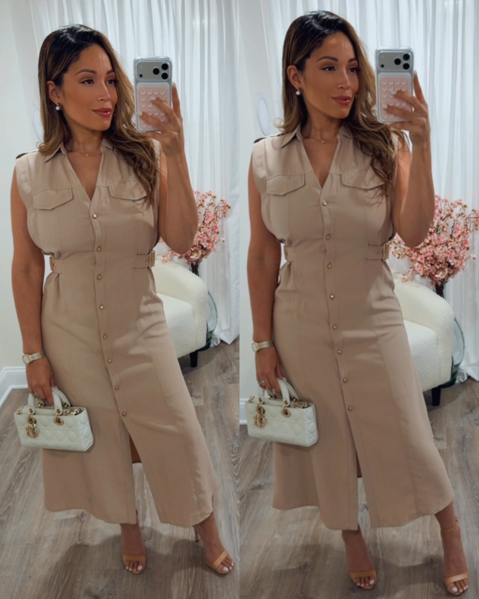 SUNDAY STROLL MIDI DRESS