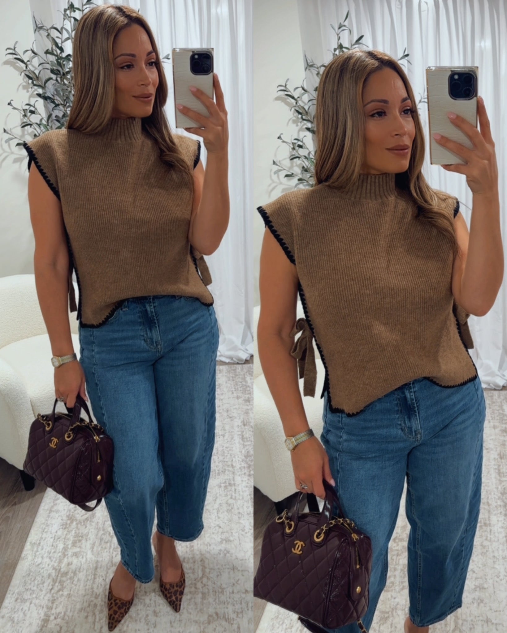 CAFE CON LECHE SWEATER- BROWN