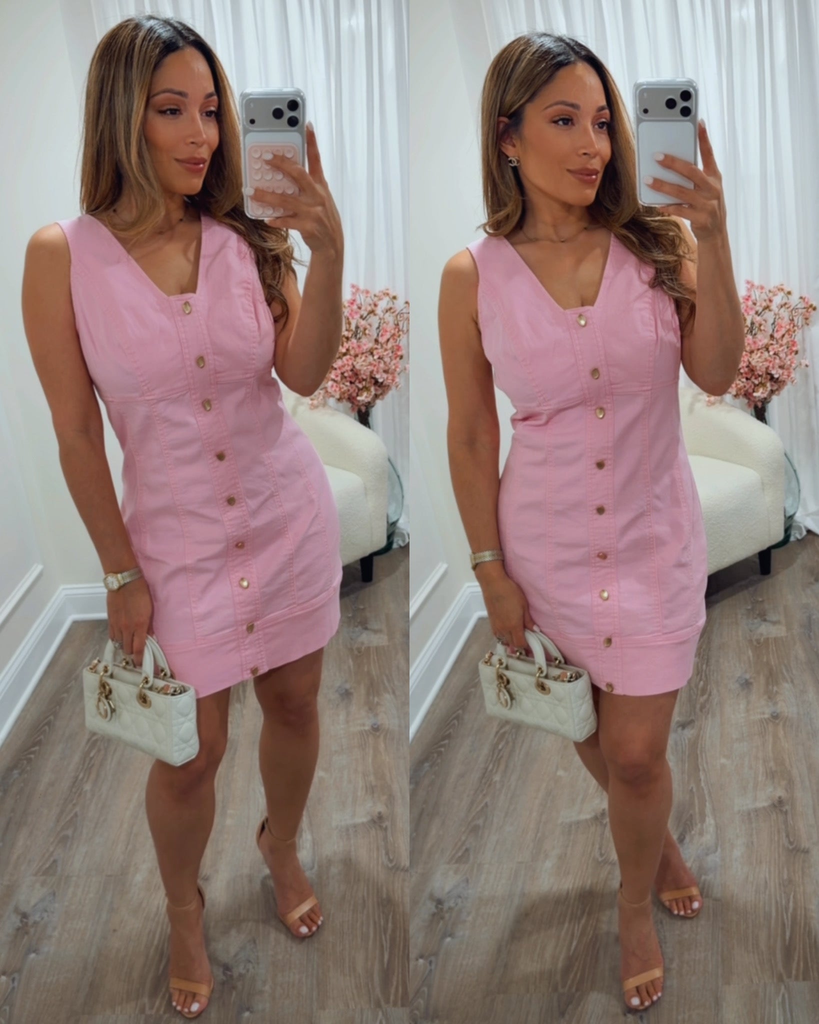COSMOPOLITAN DENIM DRESS