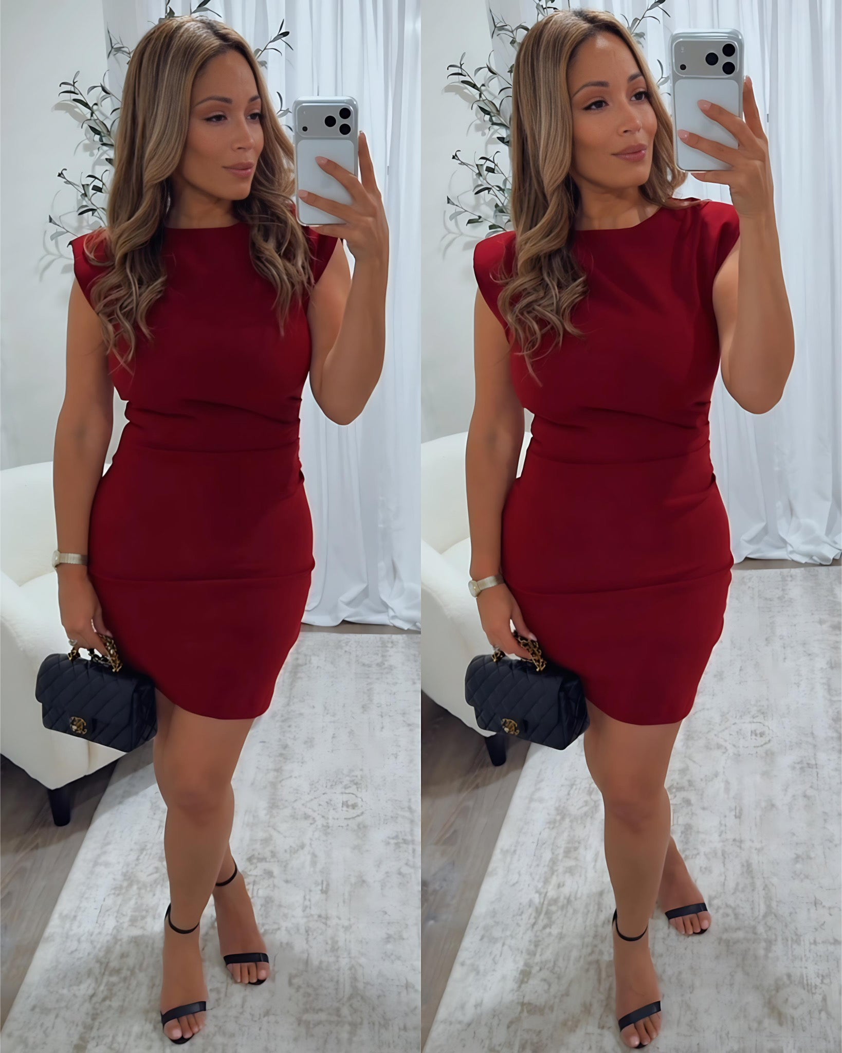 PARTY CRASHER RUCHED MINI DRESS