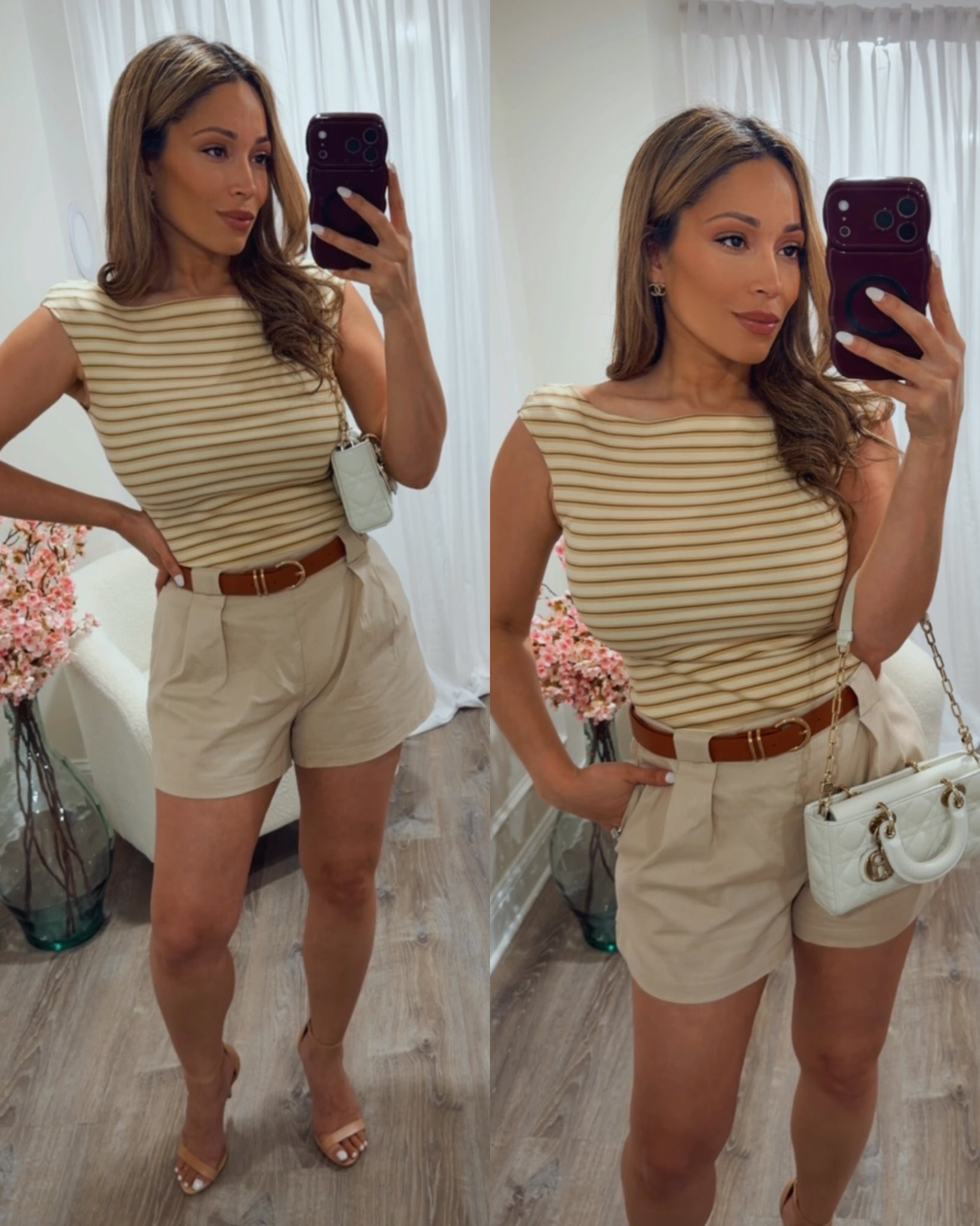 BEACH DAY STRIPED TOP