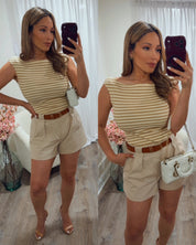 BEACH DAY STRIPED TOP