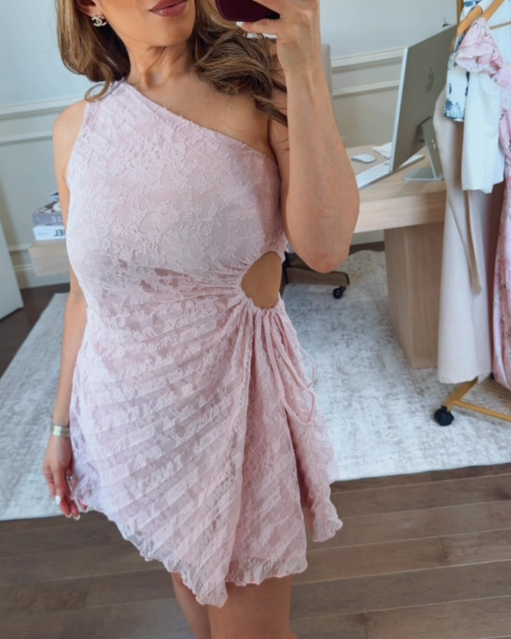 COCKTAIL HOUR OFF SHOULDER DRESS