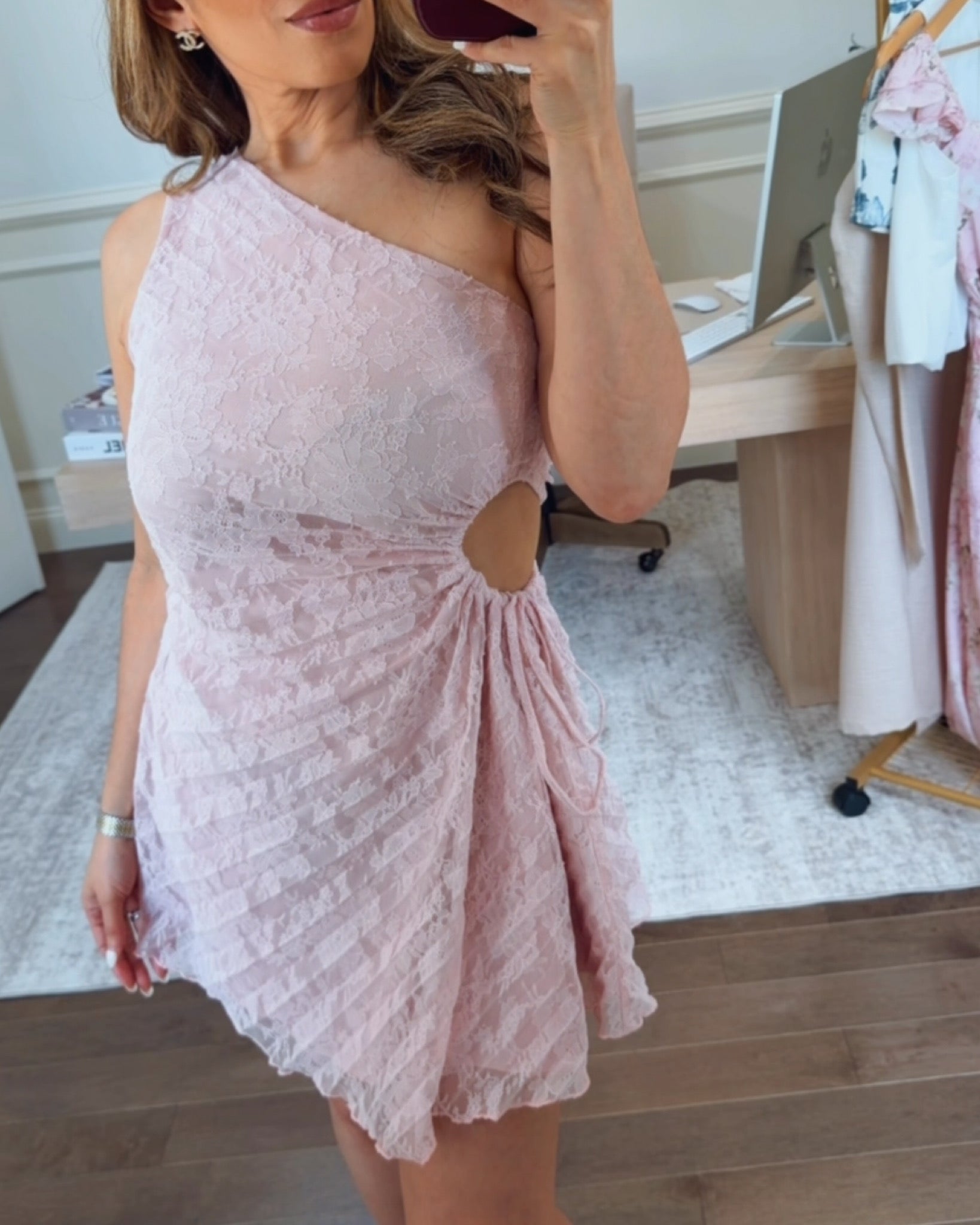 COCKTAIL HOUR OFF SHOULDER DRESS
