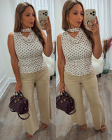 CHAI LATTE HIGH WAISTED PANTS