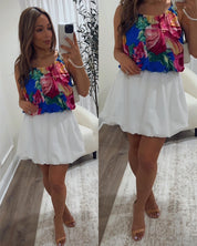 woman's BUBBLE HEM SKIRT