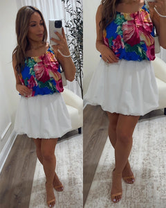 woman's BUBBLE HEM SKIRT