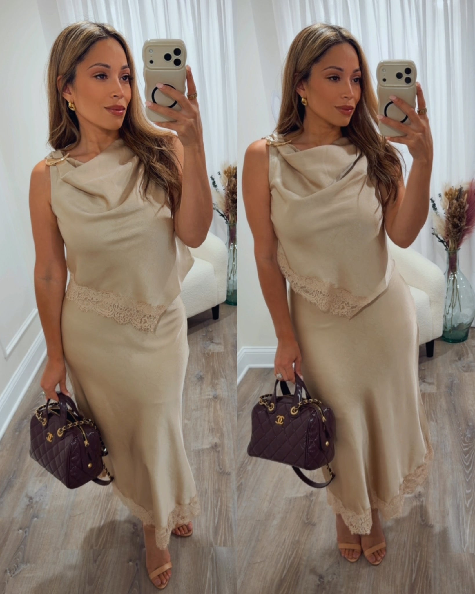 ANNALEE LACE DETAIL SKIRT SET