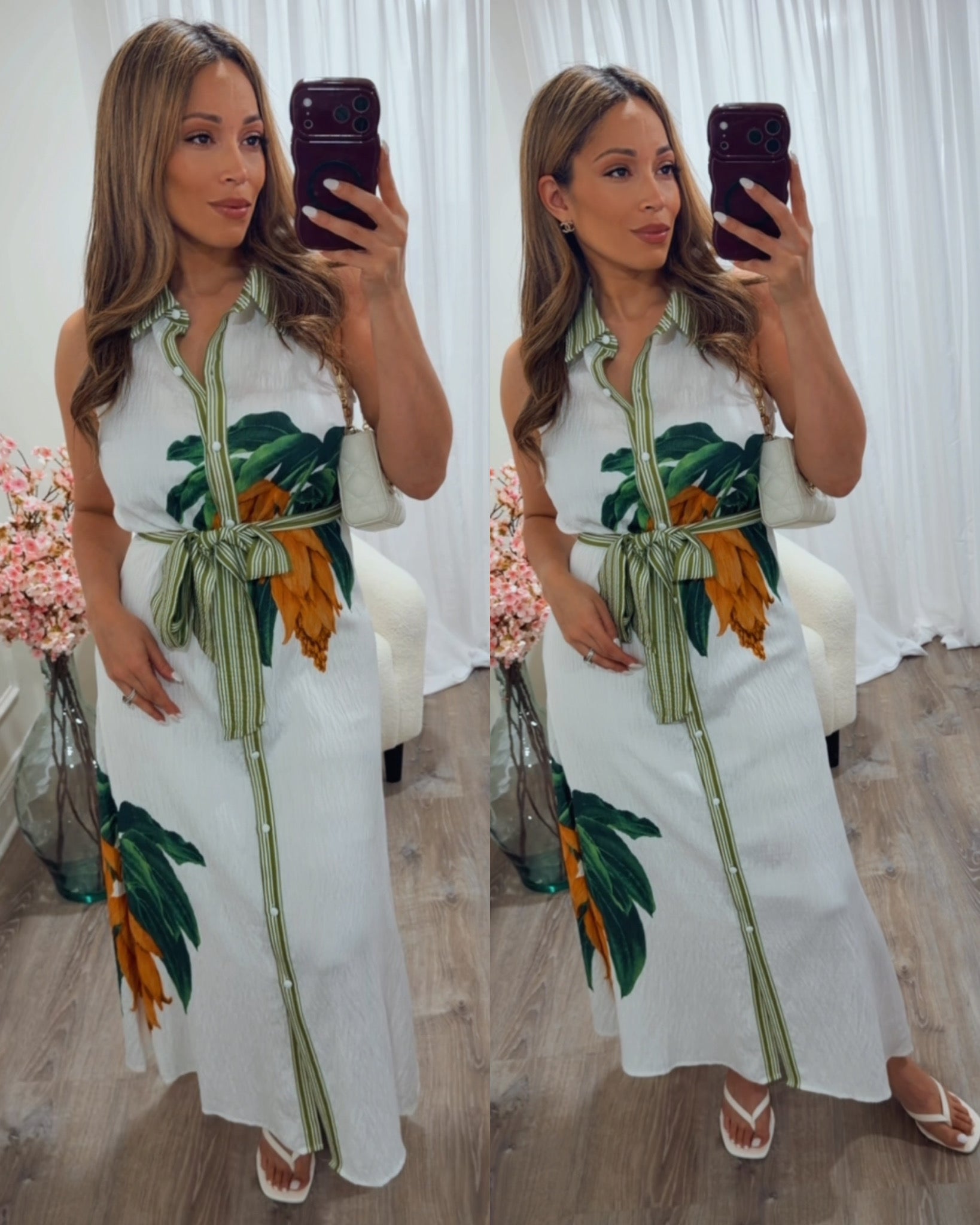 COCONUT GROVE MIDI DRESS