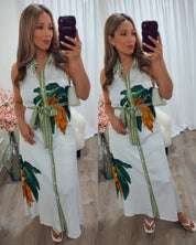 COCONUT GROVE MIDI DRESS