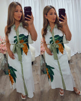 COCONUT GROVE MIDI DRESS
