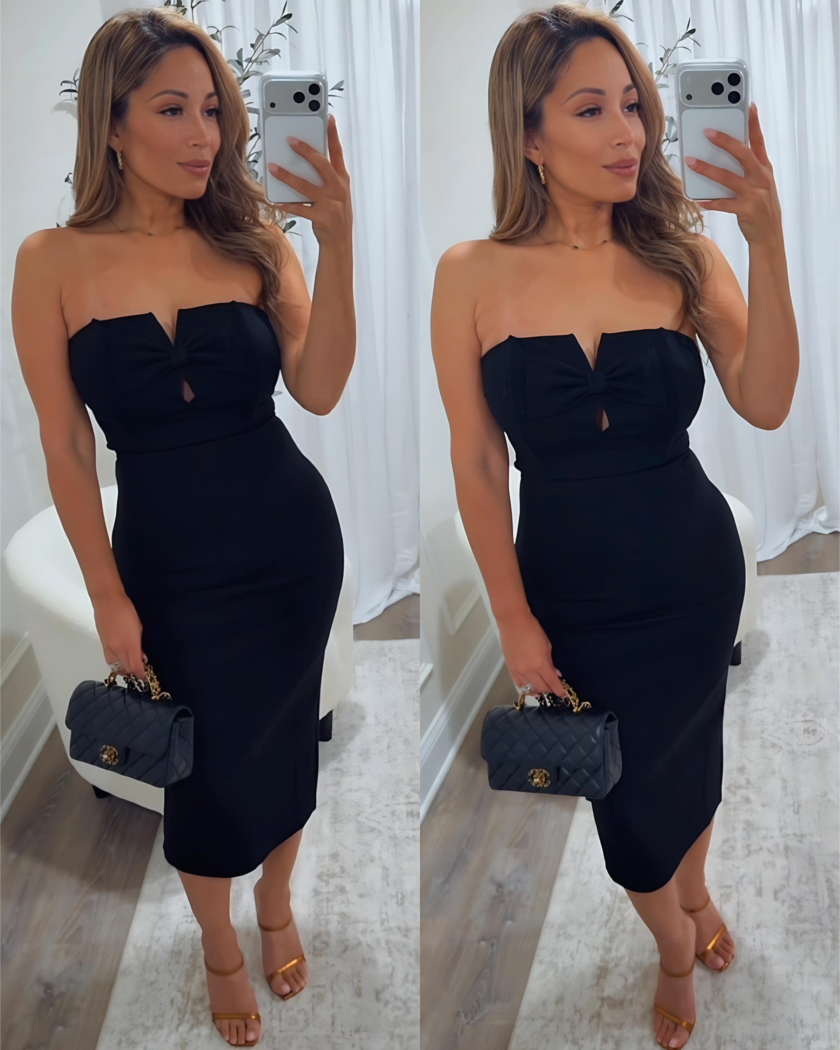 ALL WRAPPED UP MIDI DRESS