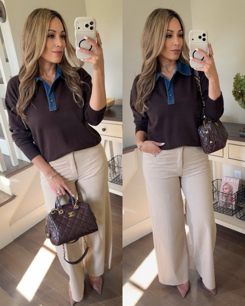 CHAI LATTE HIGH WAISTED PANTS