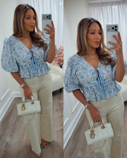 BELLINI MARTINI PEPLUM TOP