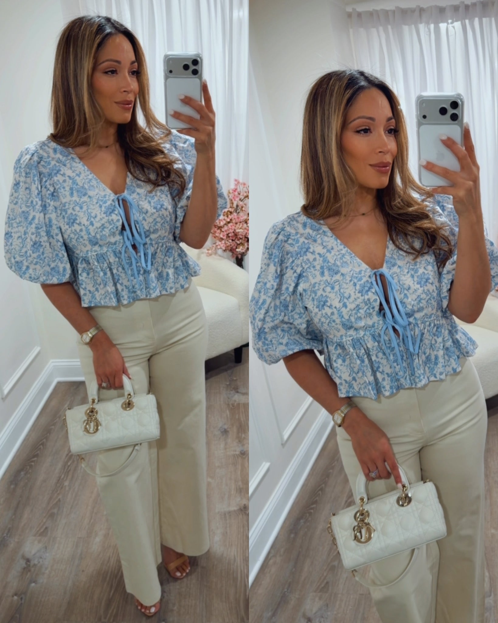 BELLINI MARTINI PEPLUM TOP