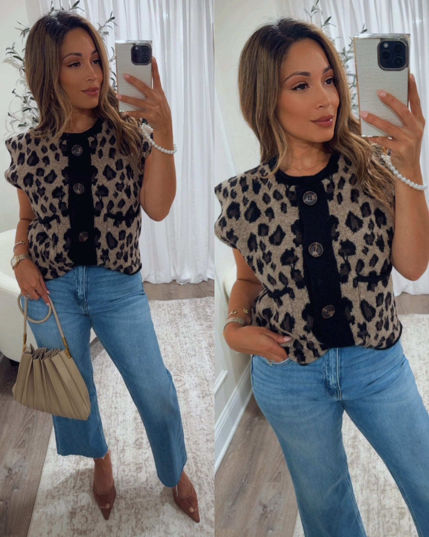 FALL RIGHT LEOPARD SWEATER