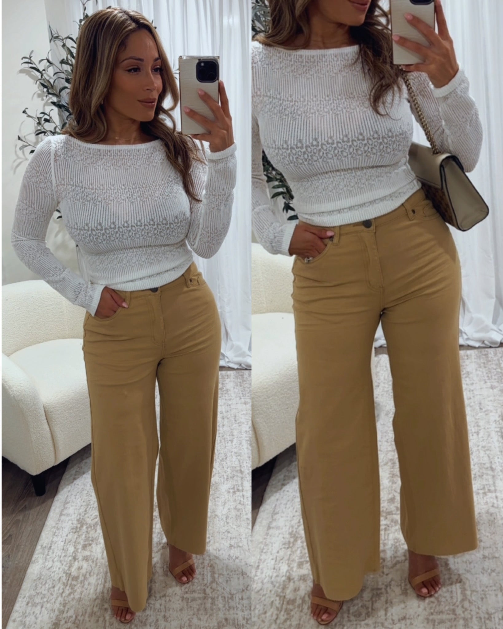 CHAI LATTE HIGH WAISTED PANTS