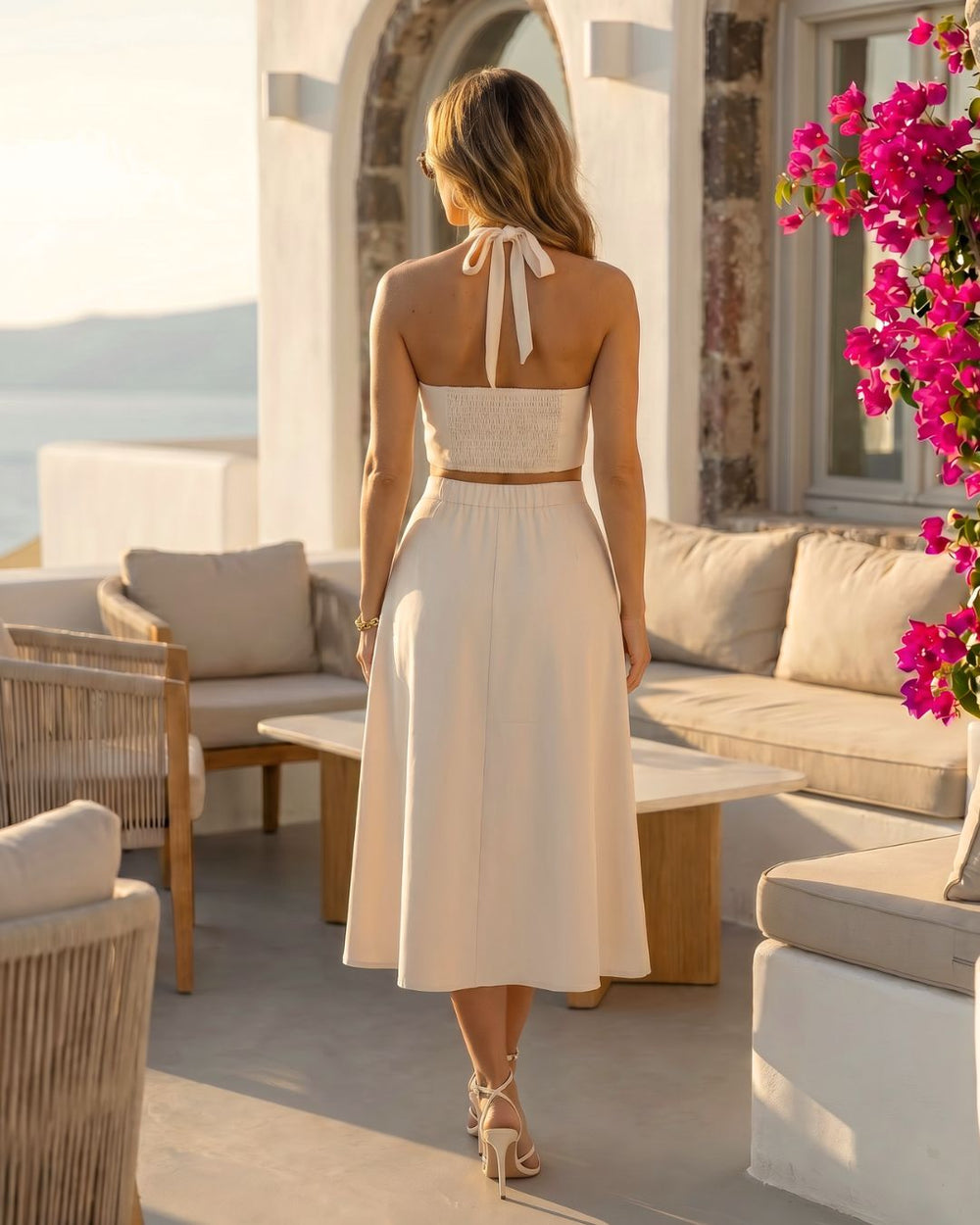 ISLAND POISE MIDI SKIRT SET