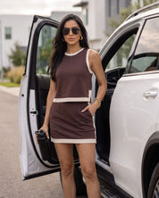 CATALINA CONTRAST KNIT SET