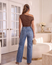 DIRTY CHAI DRAPED TOP