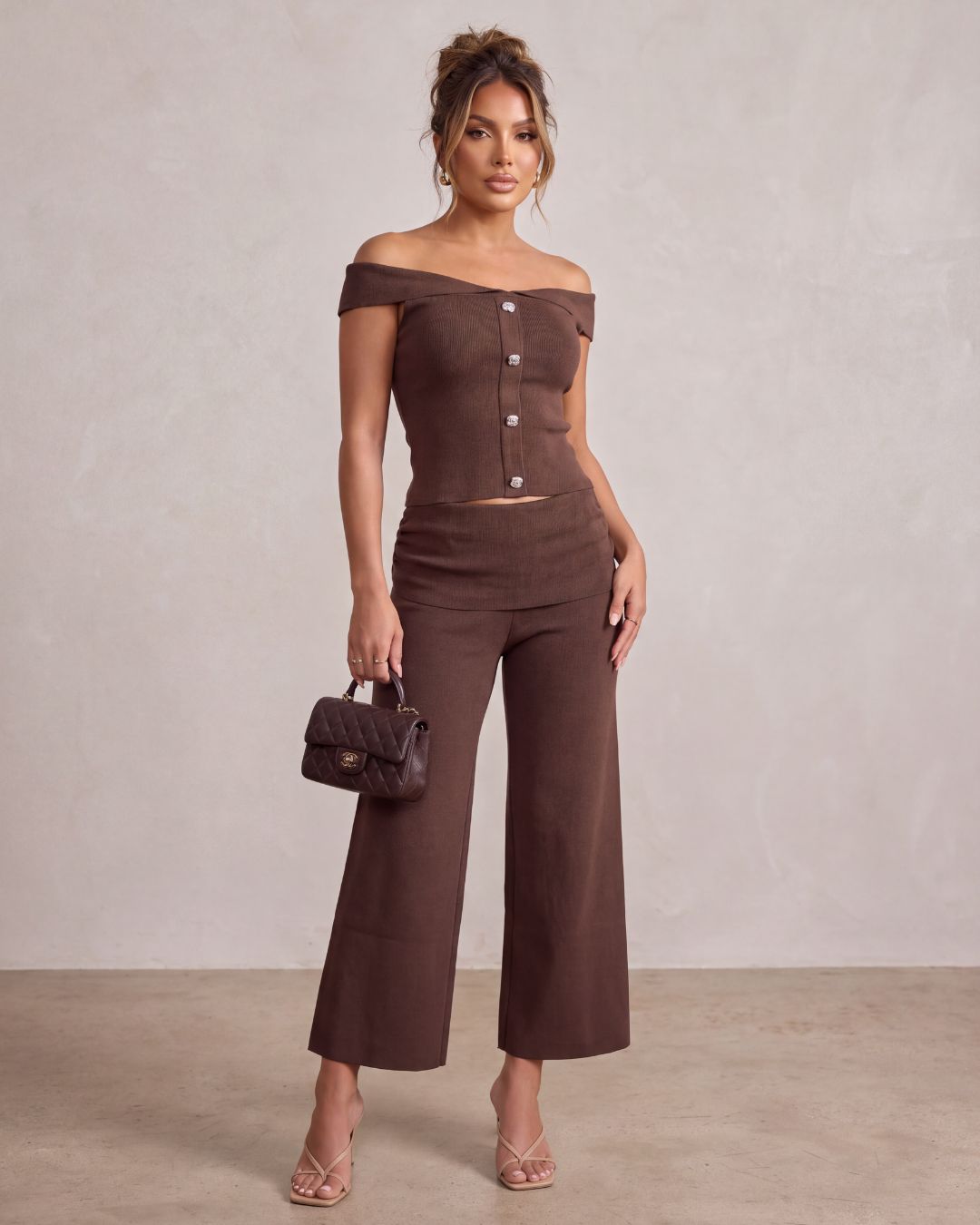 STRUCTURED SWEATER SET