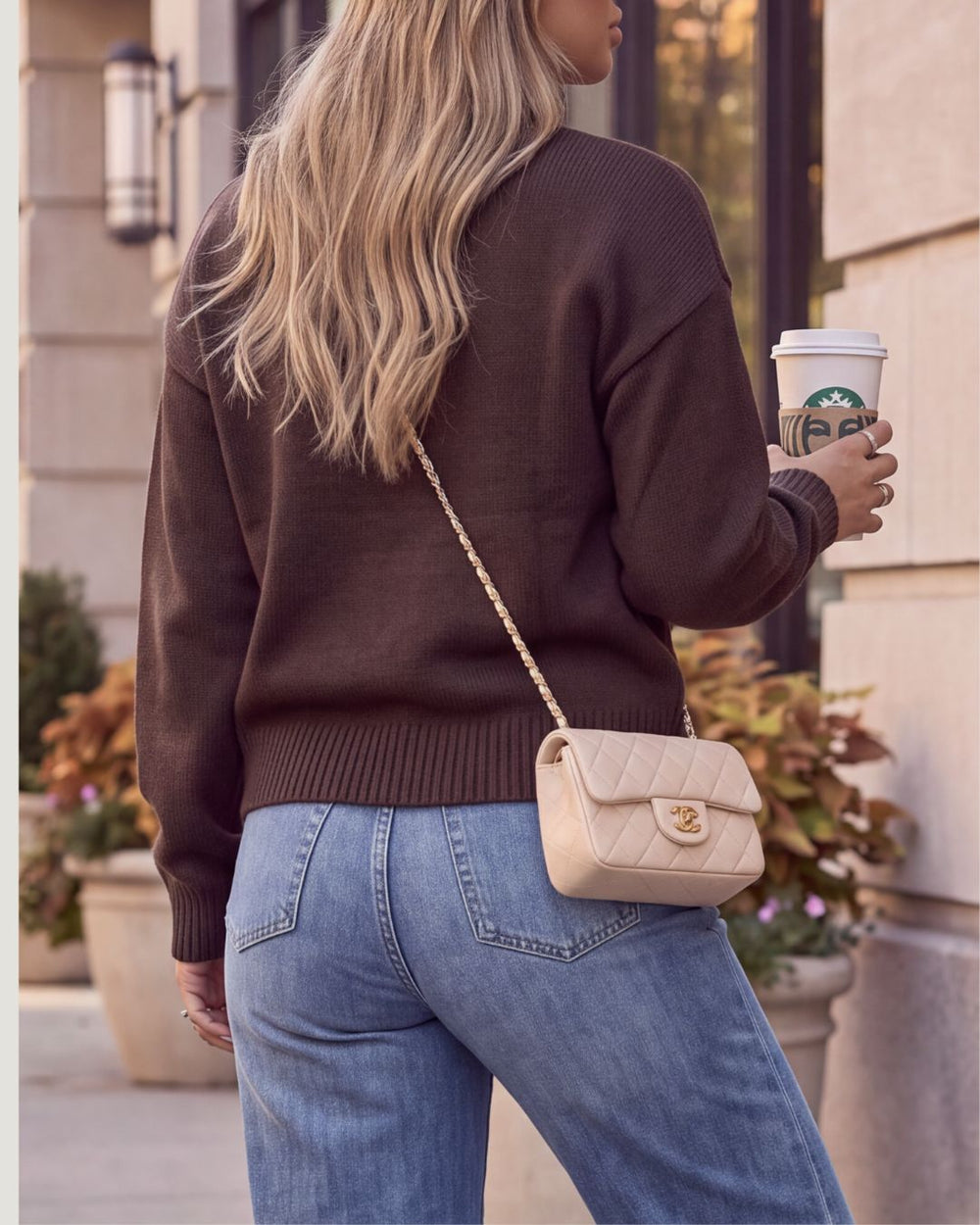 teddy brown sweater