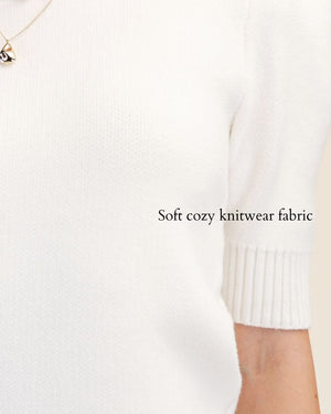 CLASSIC VIBES PUFF SLEEVE SWEATER