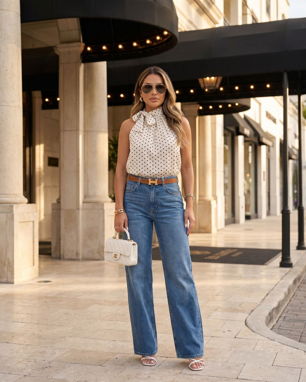 ESTELA HALTER BOW TOP