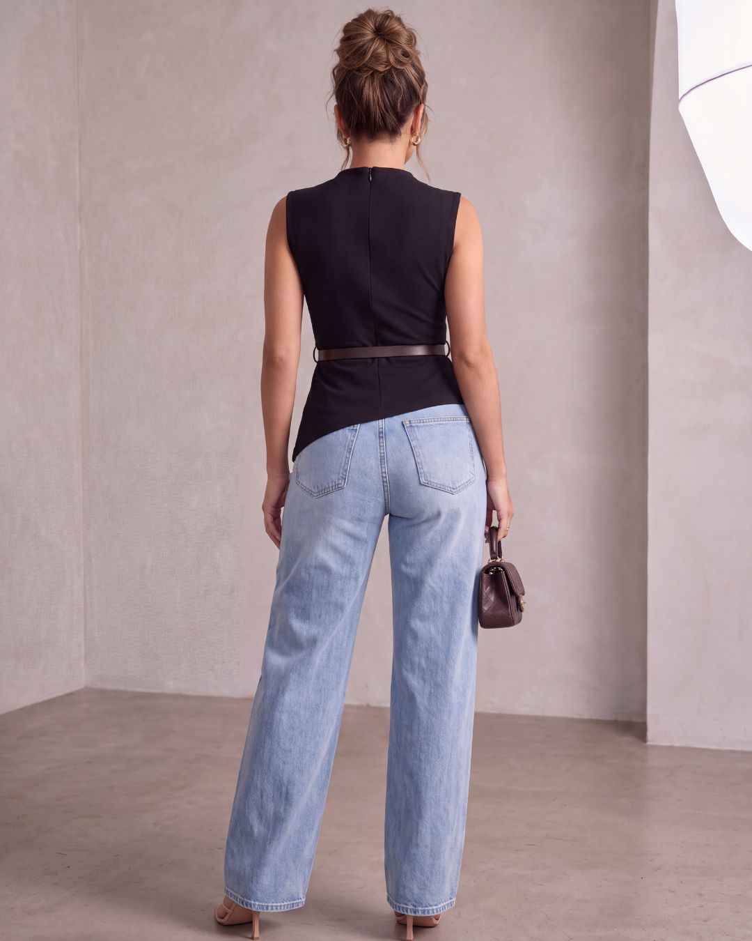 TENDER MUSE BELTED TOP
