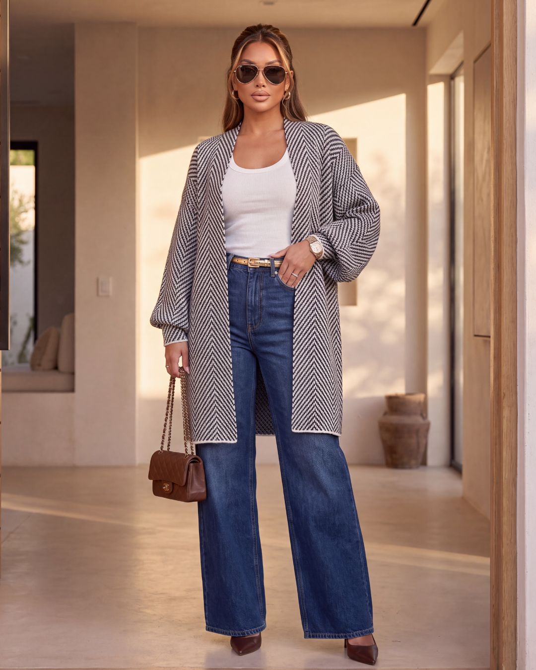 AUTUMN SOLSTICE CARDIGAN-SHIPS 10/6