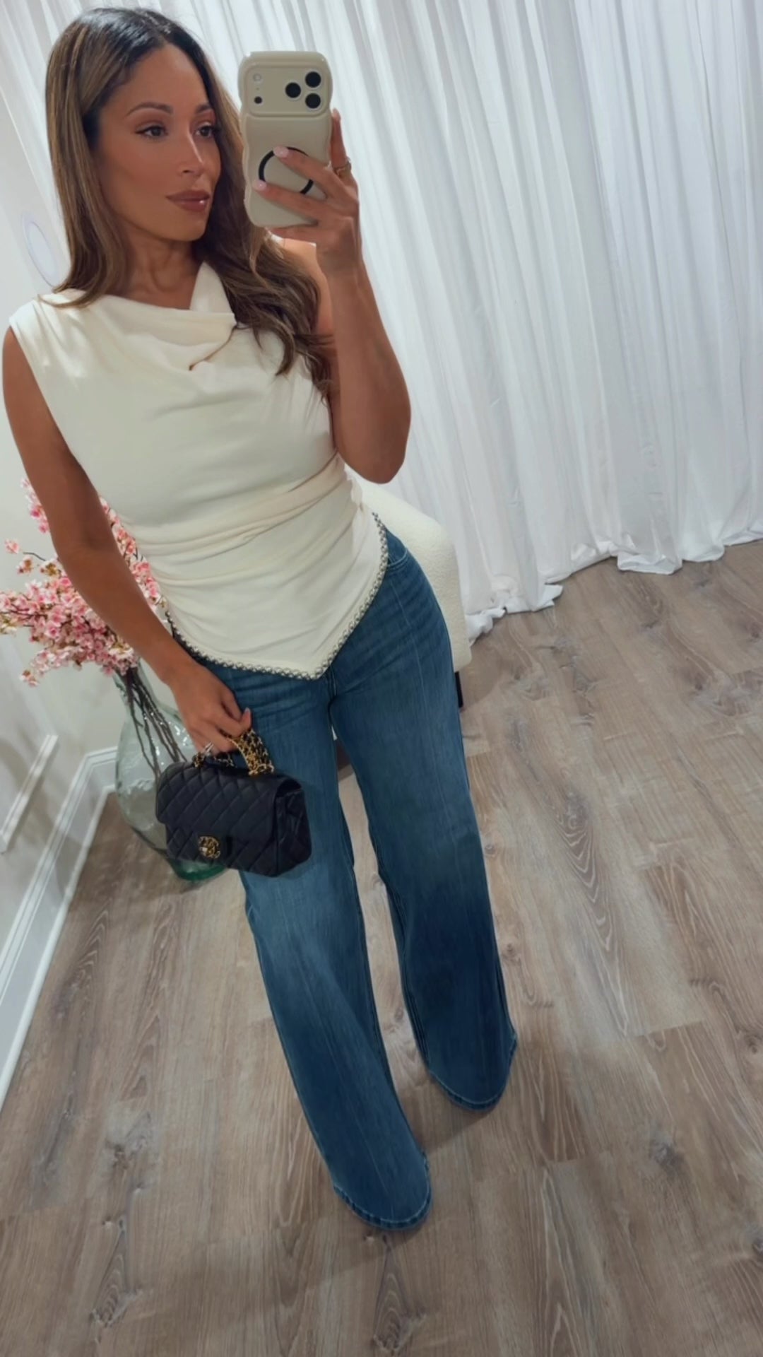 FALL MUSE SUEDE TOP-WHITE