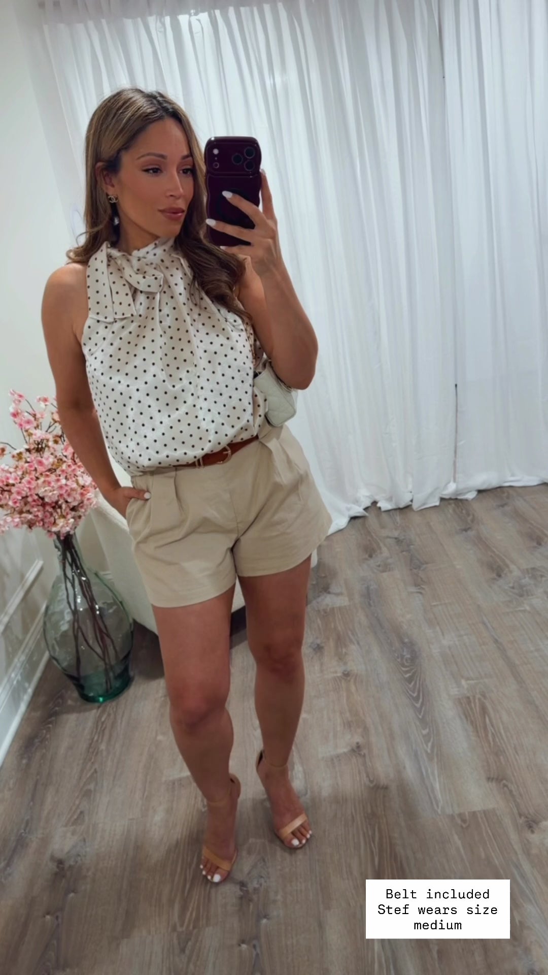 KOMODO BELTED LINEN SHORTS
