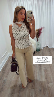CHAI LATTE HIGH WAISTED PANTS