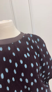 AFTER HOURS POLKA DOT SHORTS SET