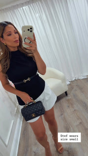 TENDER MUSE BELTED TOP