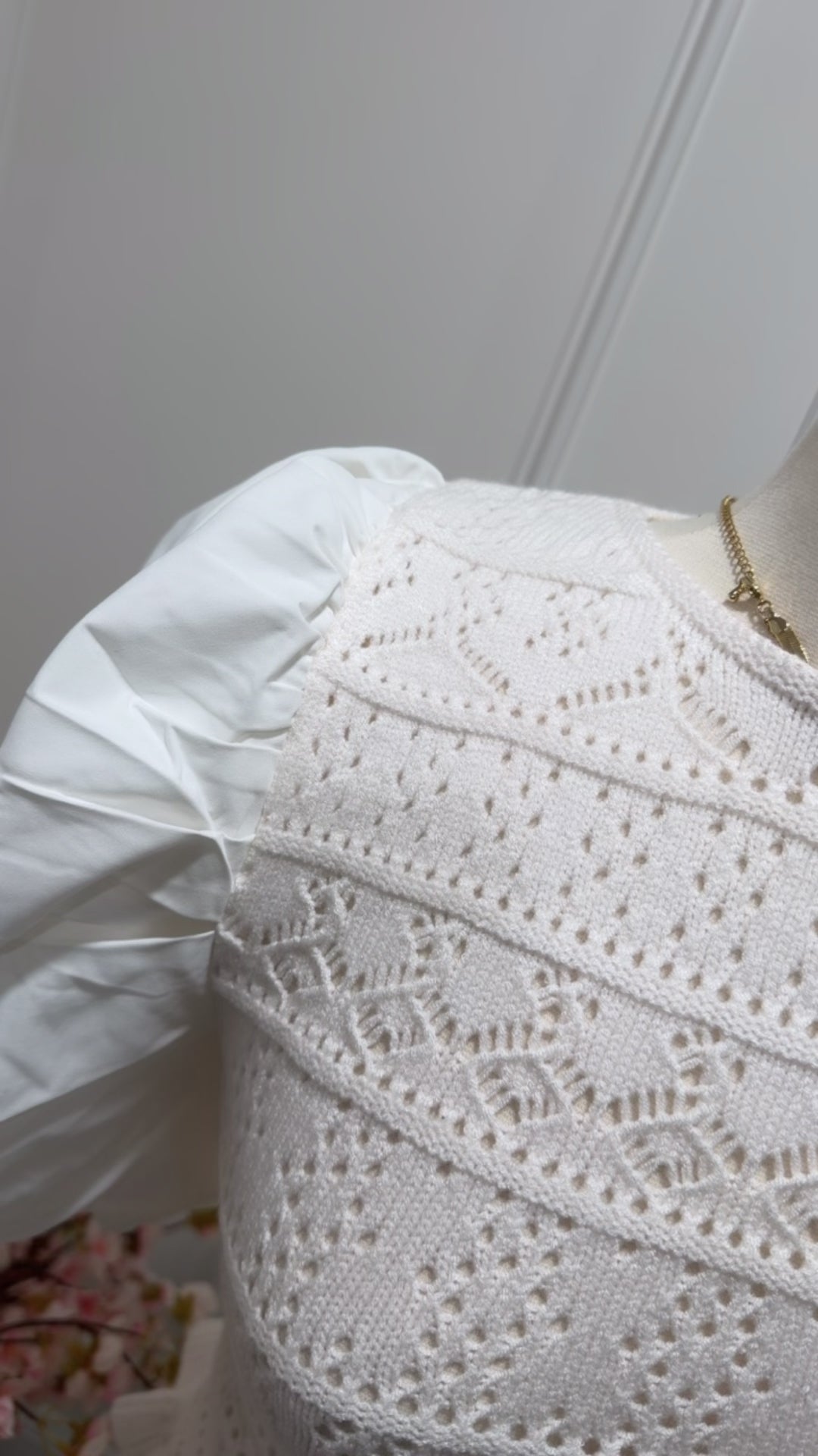 CHAI PUFF SLEEVE KNIT TOP