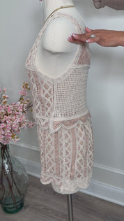 ST TROPEZ CROCHET SHORTS SET