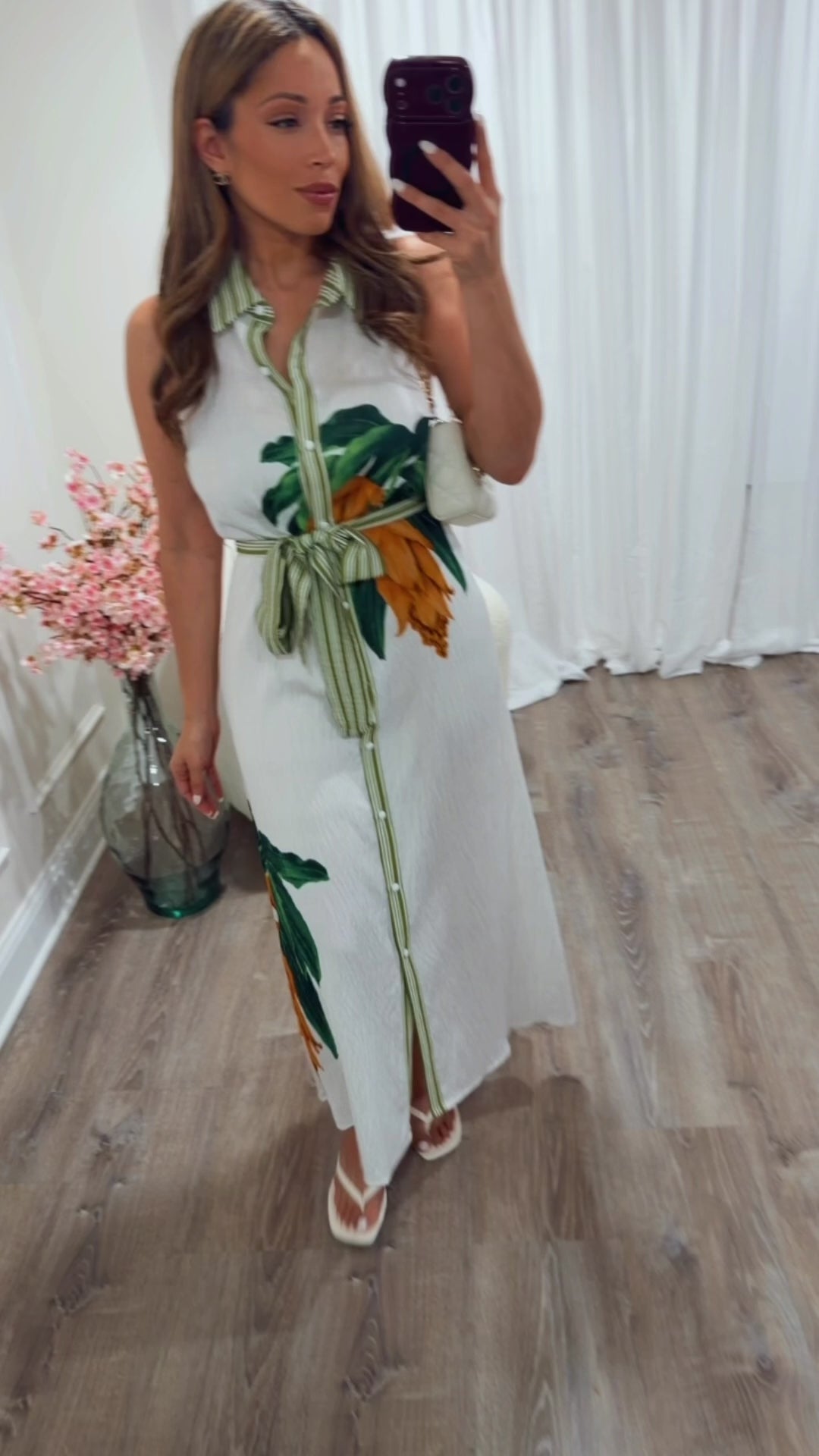 COCONUT GROVE MIDI DRESS