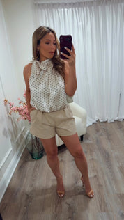 ESTELA HALTER BOW TOP