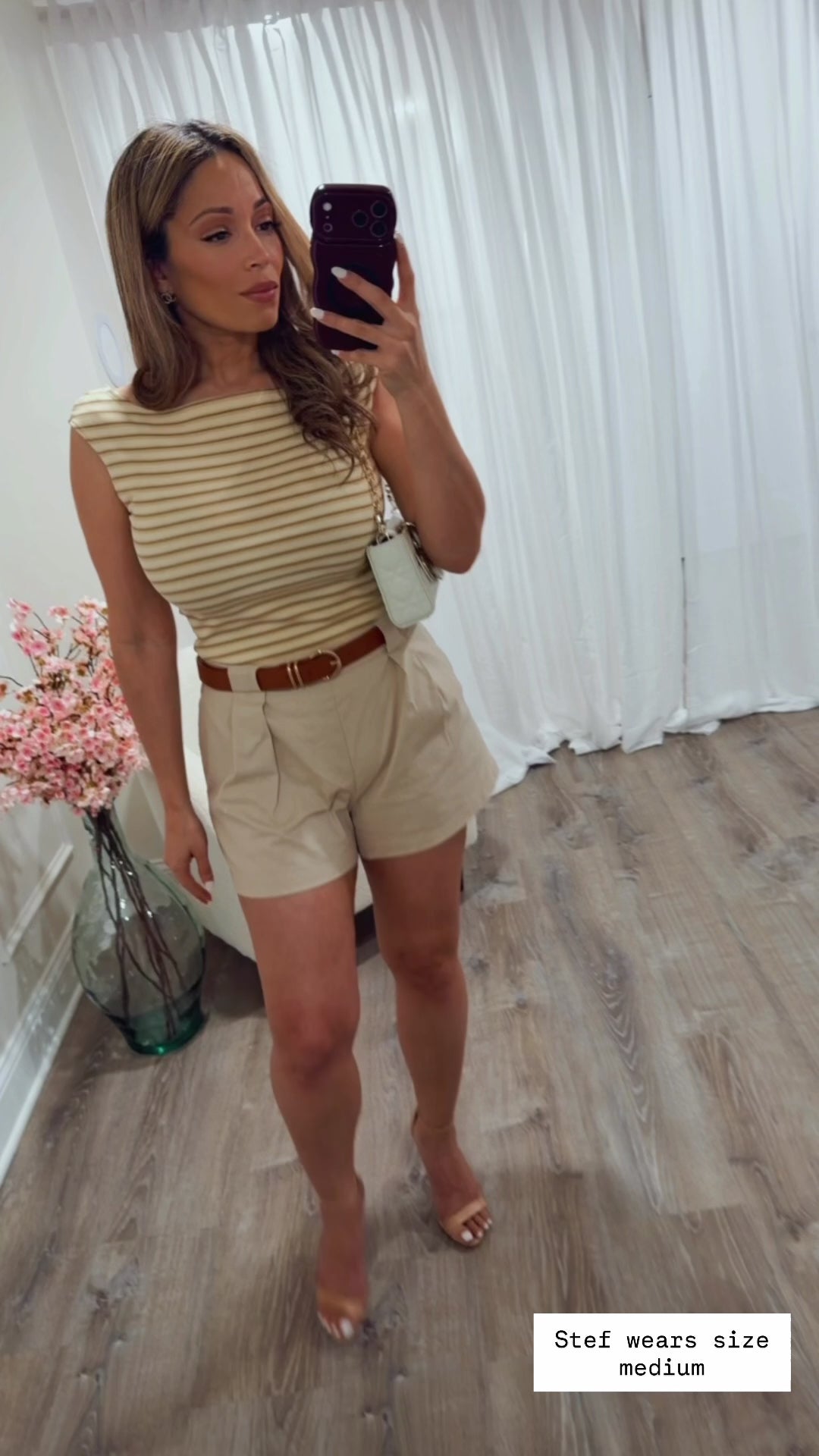 BEACH DAY STRIPED TOP