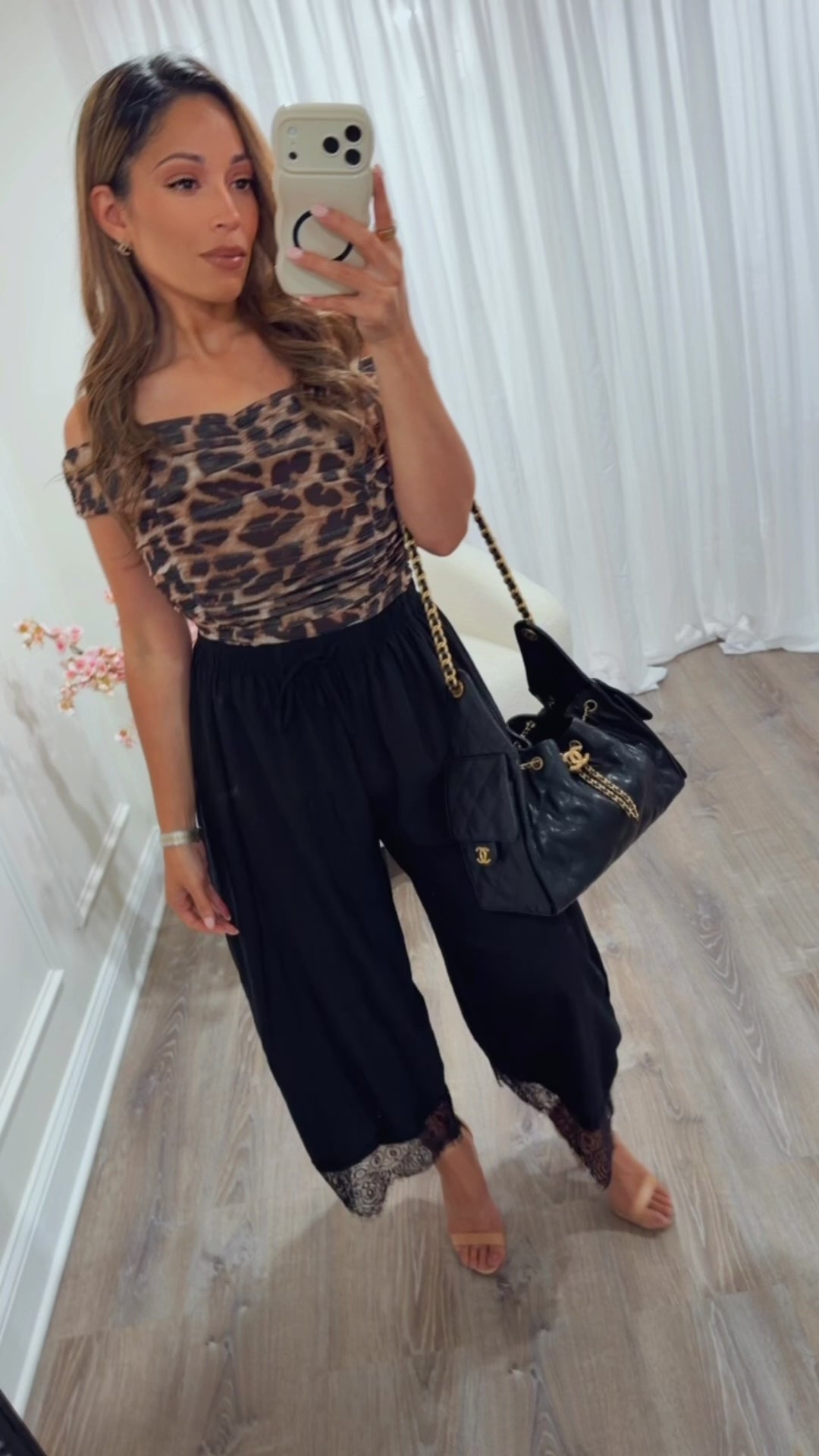 EMILIA LACE TRIM PANTS