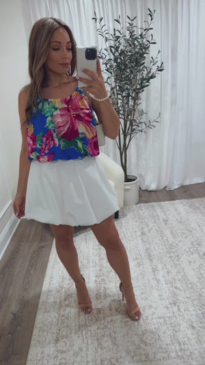 NIGHT CHARMER BUBBLE HEM SKIRT